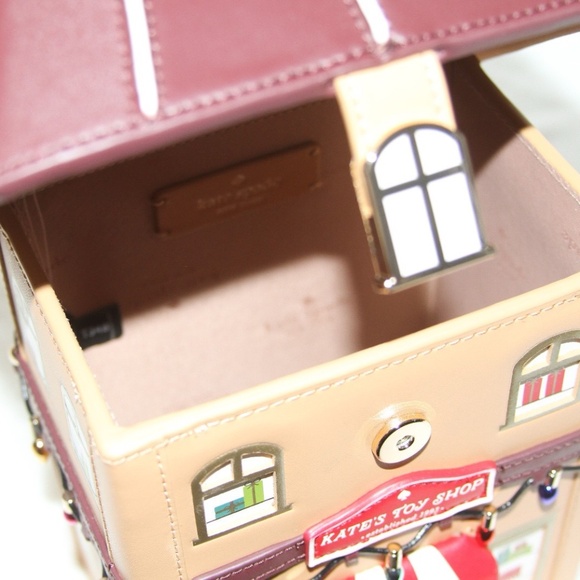 Kate Spade 3D Christmas House Crossbody & Cardholder Novelty Christmas Lights - Picture 8 of 8